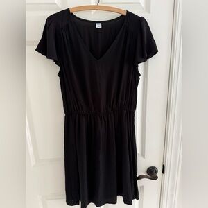 OLD NAVY Black A-Line Dress
